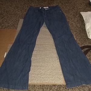 Mossimo wide leg low rise jeans